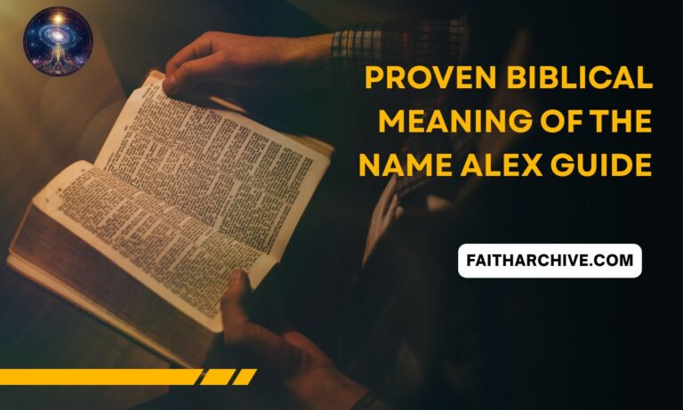 Biblical meaning of the name Alex — defender of mankind