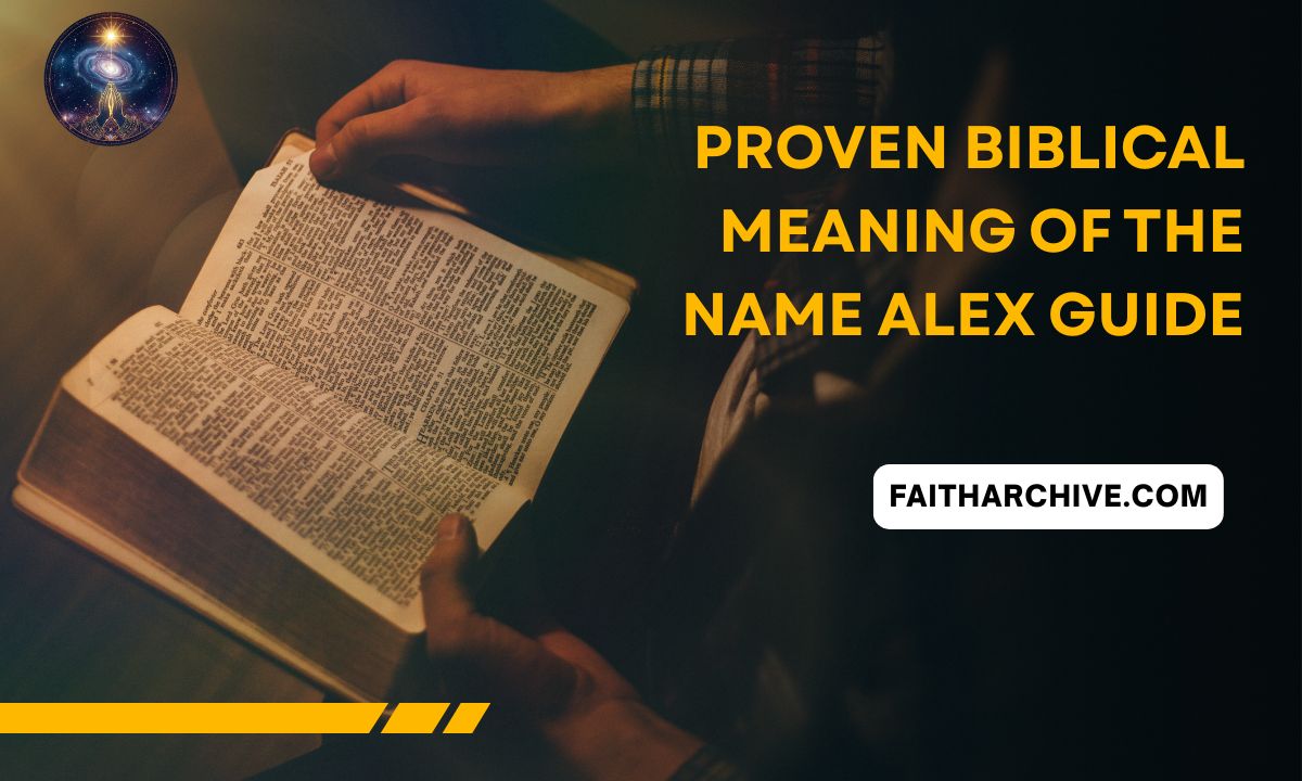 Biblical meaning of the name Alex — defender of mankind