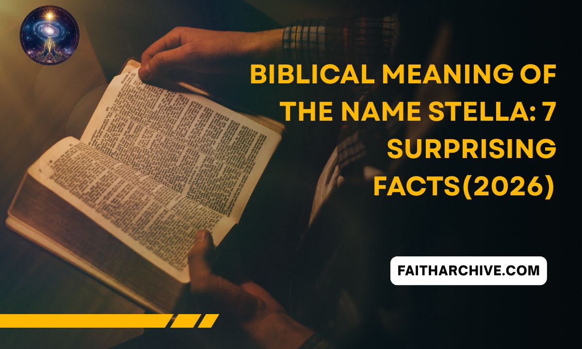 Biblical meaning of the name STELLA - star symbolism in scripture