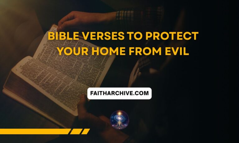 Open Bible displaying Bible verses to protect your home from evil, symbolizing God's protection, peace, and spiritual guidance for families.