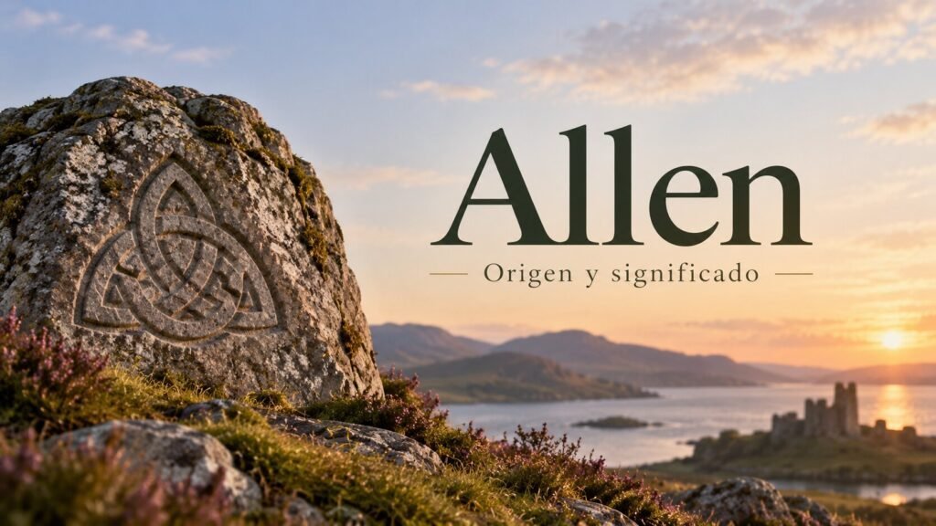 Current image: significado del nombre Allen, origen celta y significado